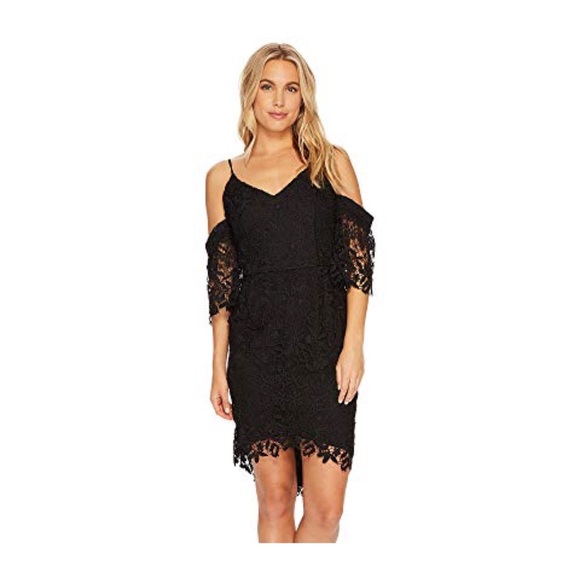 Adelyn RAE KRISTA LACE COLD SHOULDER DRESS - Picture 1 of 5